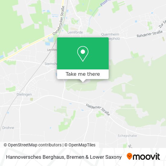 Hannoversches Berghaus map