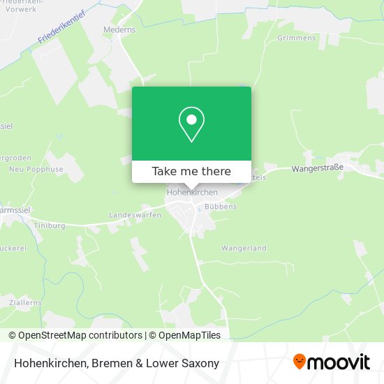 Hohenkirchen map