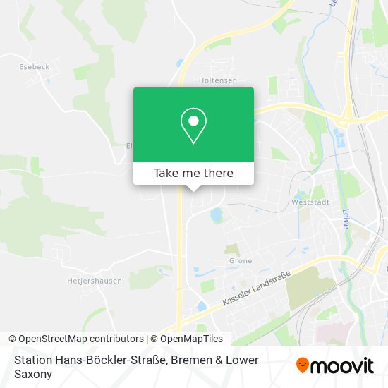 Station Hans-Böckler-Straße map