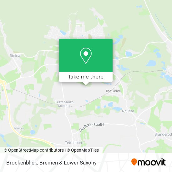 Brockenblick map