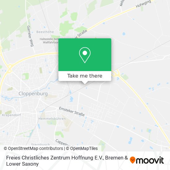 Freies Christliches Zentrum Hoffnung E.V. map