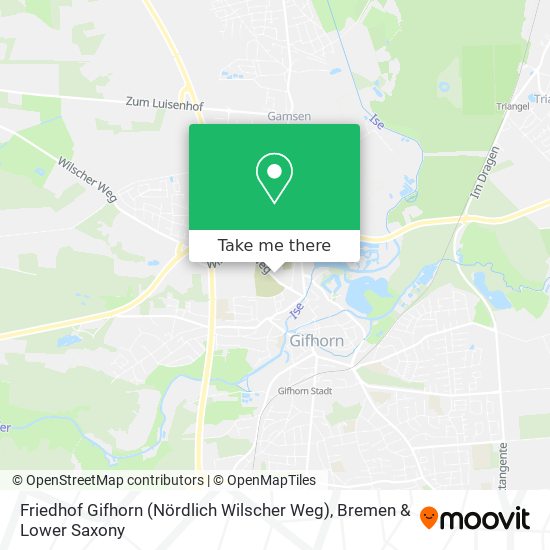 Карта Friedhof Gifhorn (Nördlich Wilscher Weg)