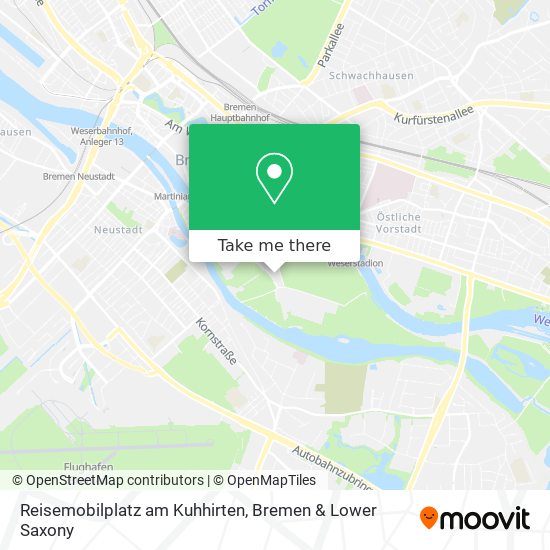 Reisemobilplatz am Kuhhirten map