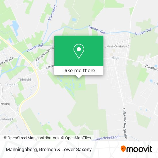 Manningaberg map