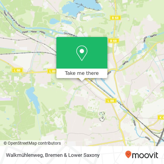 Карта Walkmühlenweg