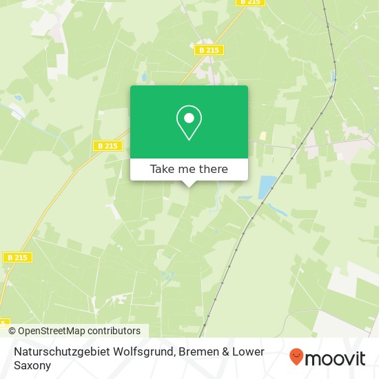 Naturschutzgebiet Wolfsgrund map