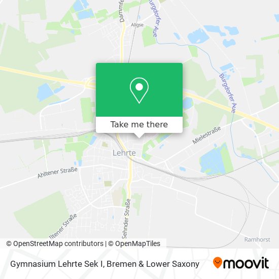 Gymnasium Lehrte Sek I map