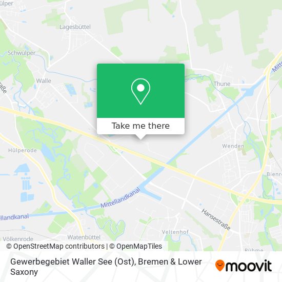 Gewerbegebiet Waller See (Ost) map