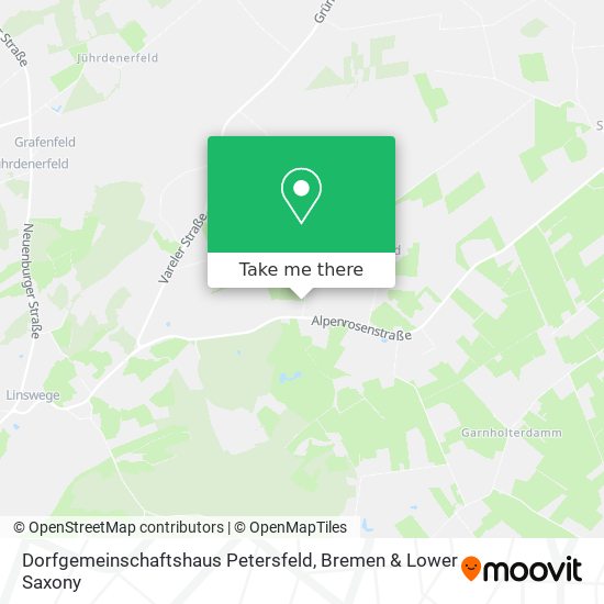Dorfgemeinschaftshaus Petersfeld map