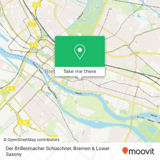 Карта Der Brillenmacher Schüschner