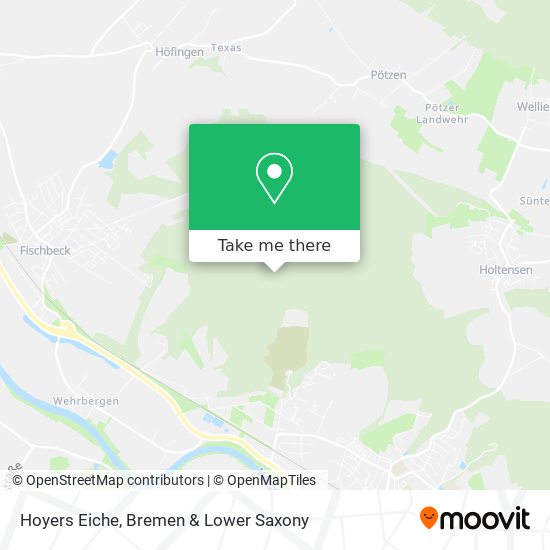 Hoyers Eiche map