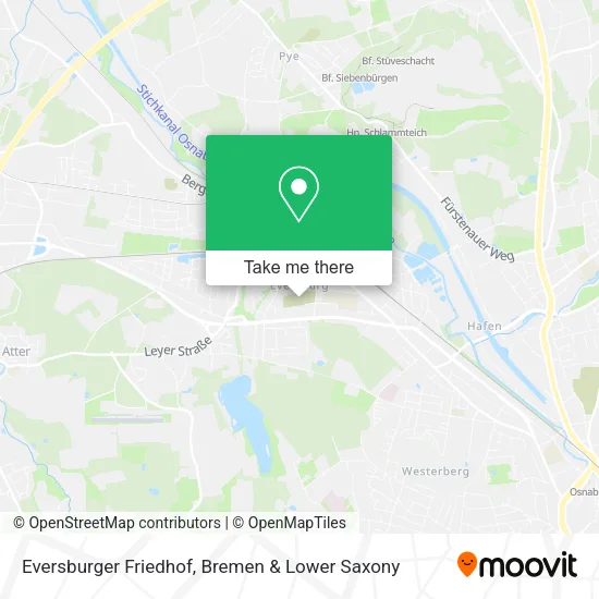 Карта Eversburger Friedhof