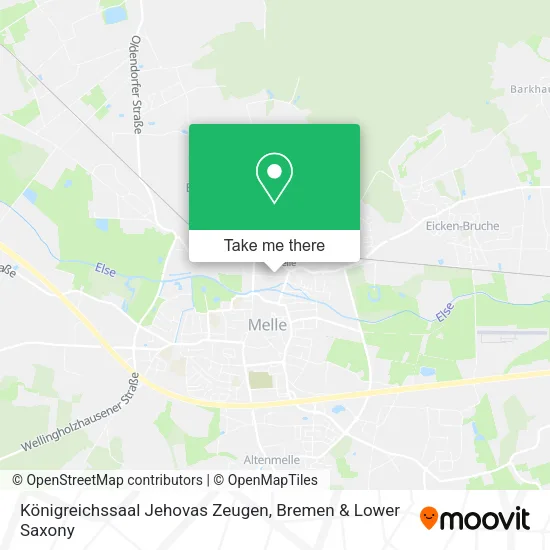 Карта Königreichssaal Jehovas Zeugen