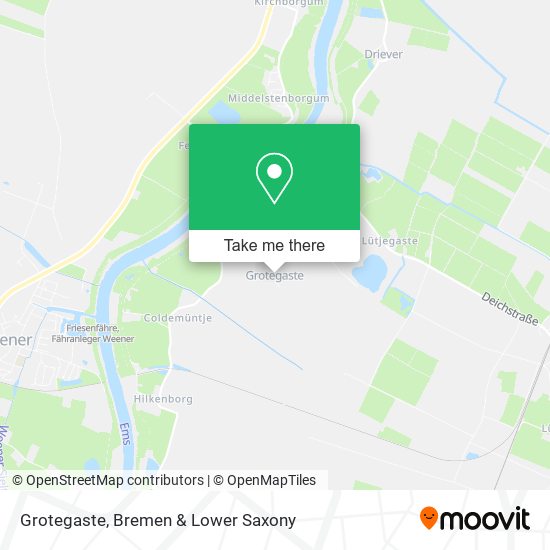 Grotegaste map
