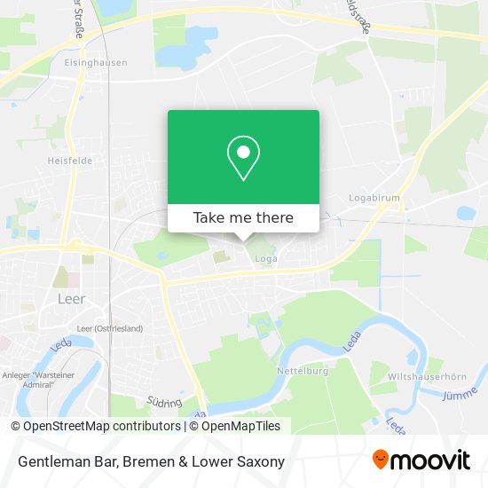 Gentleman Bar map