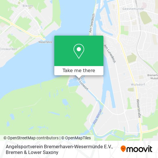 Angelsportverein Bremerhaven-Wesermünde E.V. map