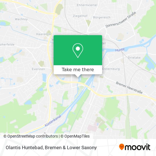 Olantis Huntebad map