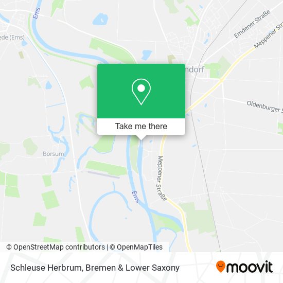 Schleuse Herbrum map