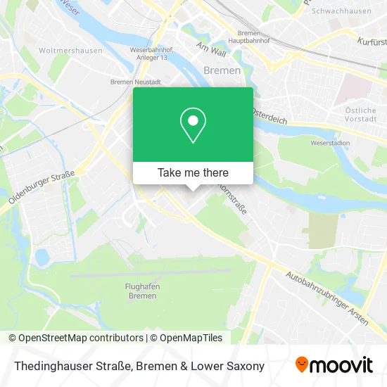 Thedinghauser Straße map
