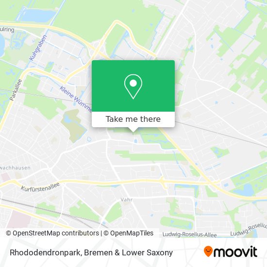 Rhododendronpark map
