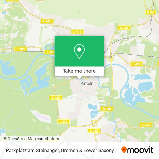 Parkplatz am Steinanger map