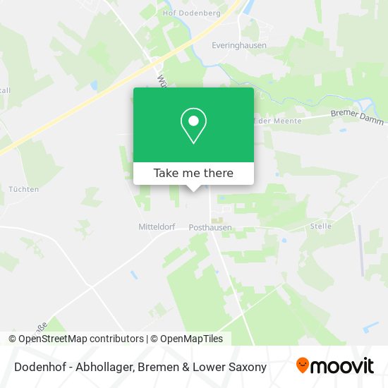 Dodenhof - Abhollager map