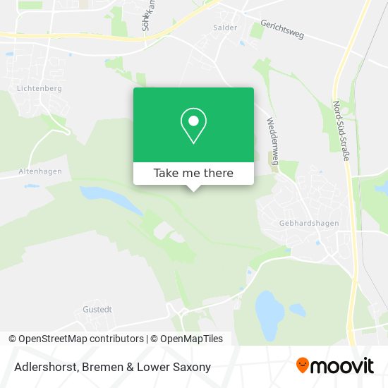 Adlershorst map