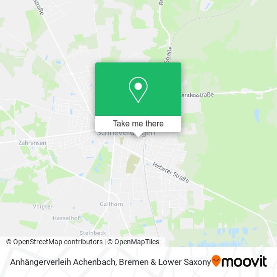 Anhängerverleih Achenbach map