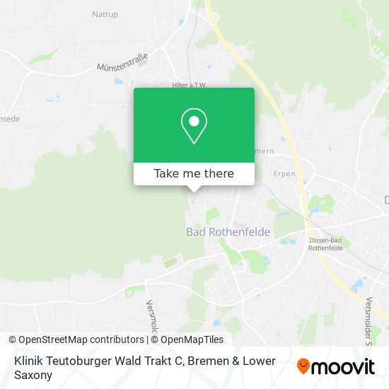 Klinik Teutoburger Wald Trakt C map