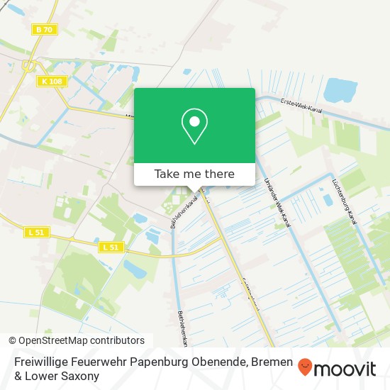 Freiwillige Feuerwehr Papenburg Obenende map