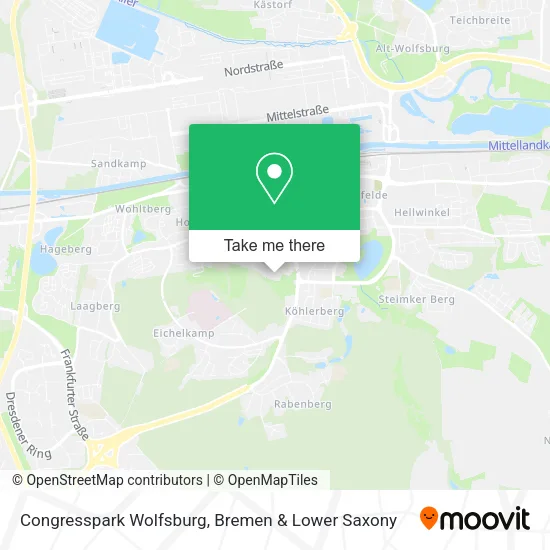 Congresspark Wolfsburg map