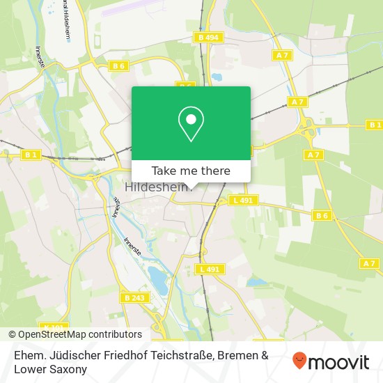 Ehem. Jüdischer Friedhof Teichstraße map
