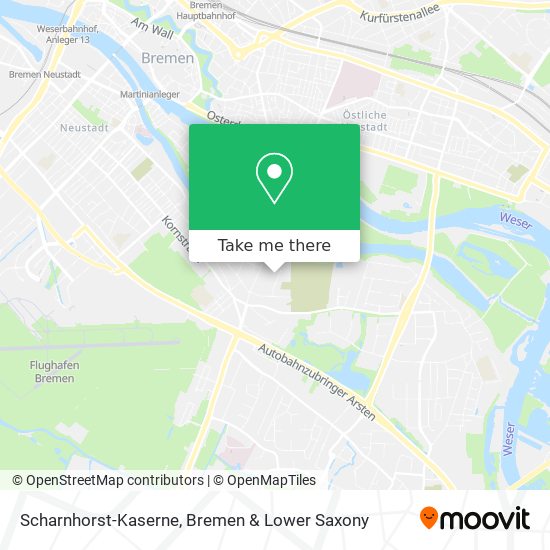 Scharnhorst-Kaserne map