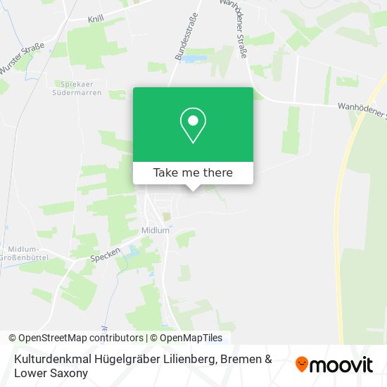Kulturdenkmal Hügelgräber Lilienberg map