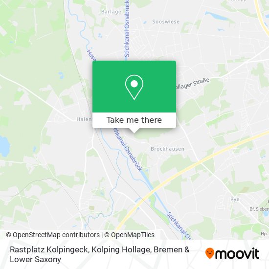 Rastplatz Kolpingeck, Kolping Hollage map
