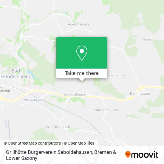 Grillhütte Bürgerverein Seboldehausen map