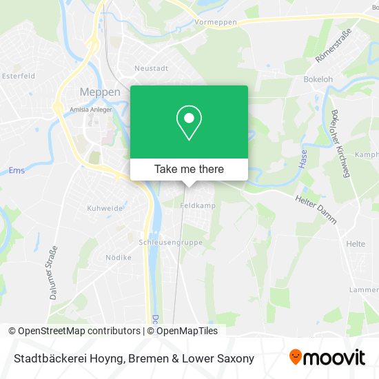 Stadtbäckerei Hoyng map