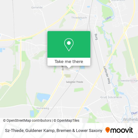 Sz-Thiede, Guldener Kamp map