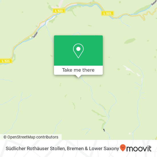Südlicher Rothäuser Stollen map