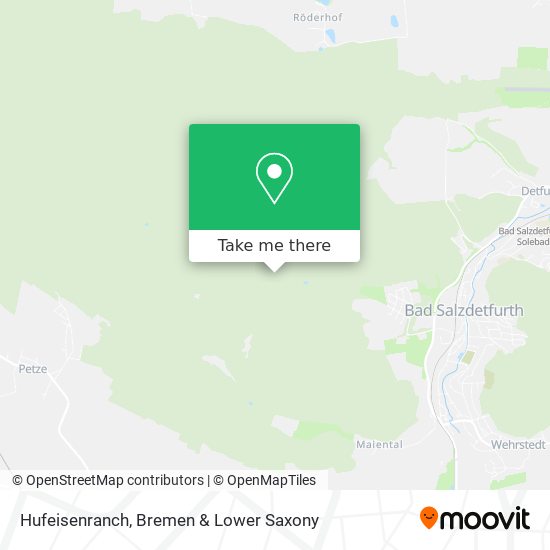 Hufeisenranch map