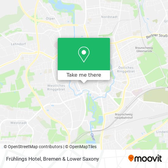 Frühlings Hotel map