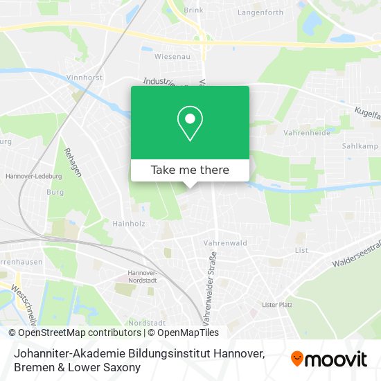 Johanniter-Akademie Bildungsinstitut Hannover map