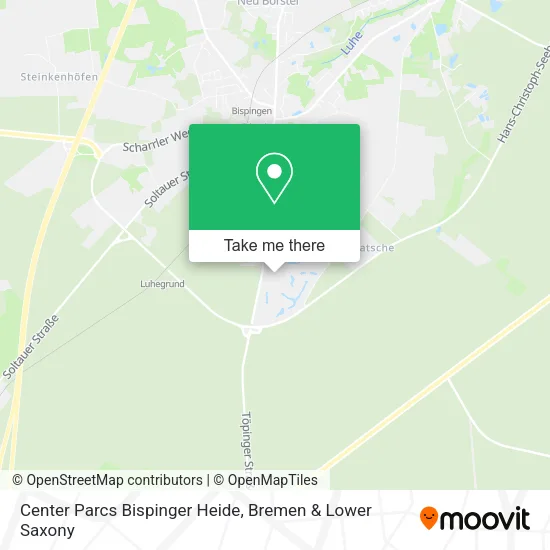 Карта Center Parcs Bispinger Heide