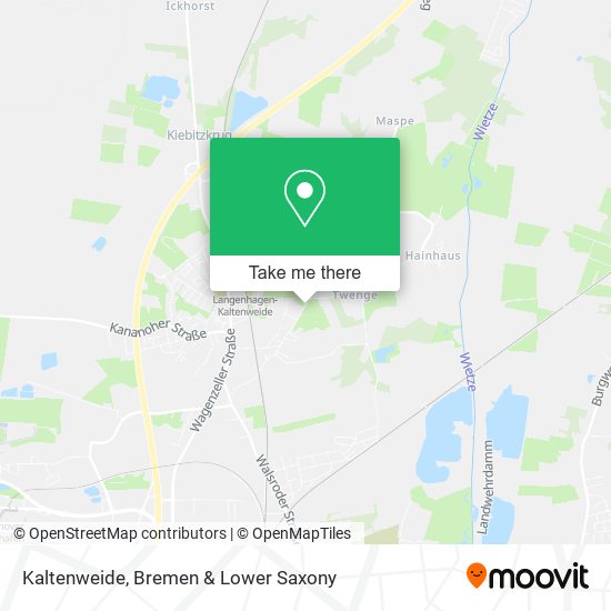 Kaltenweide map