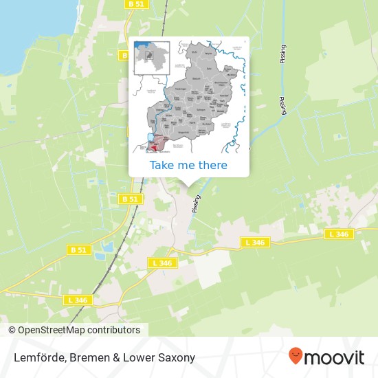 Lemförde map