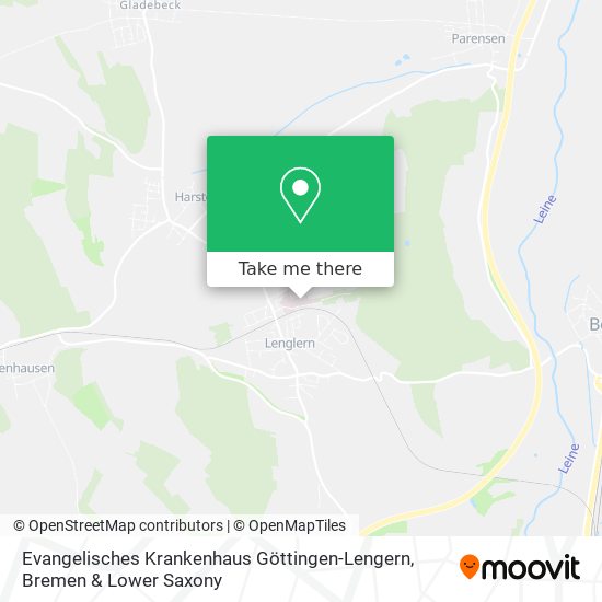Evangelisches Krankenhaus Göttingen-Lengern map