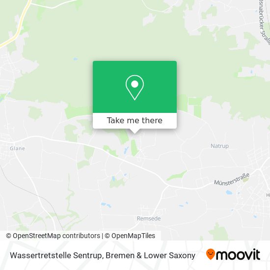 Wassertretstelle Sentrup map