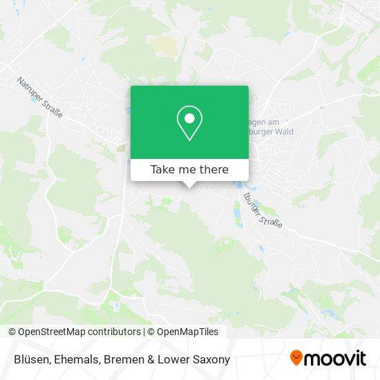 Blüsen, Ehemals map