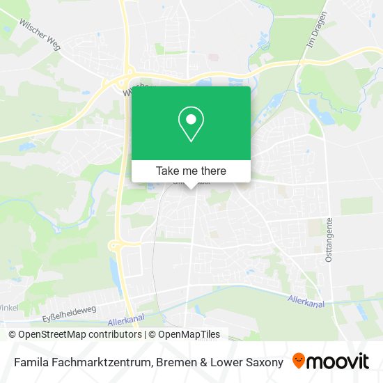 Famila Fachmarktzentrum map