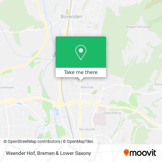 Weender Hof map